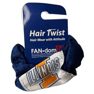 Illinois Fighting Illini Hair Twist Hair Wear with Attitude Fan-dom NCAA